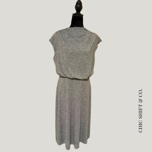 Ann Taylor | Mock Neck Blouson Dress | Size 10P - Picture 1 of 8